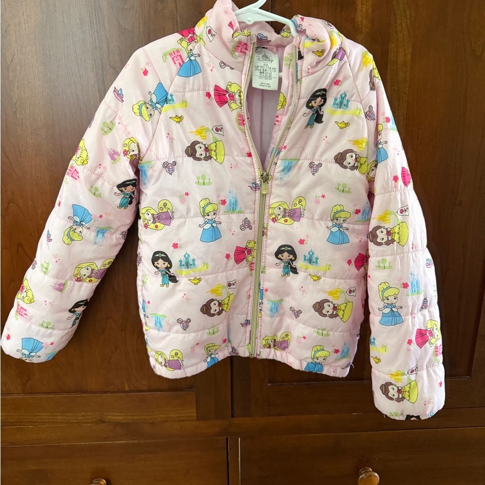 Disney Princess Puffer Jacket size 5/6